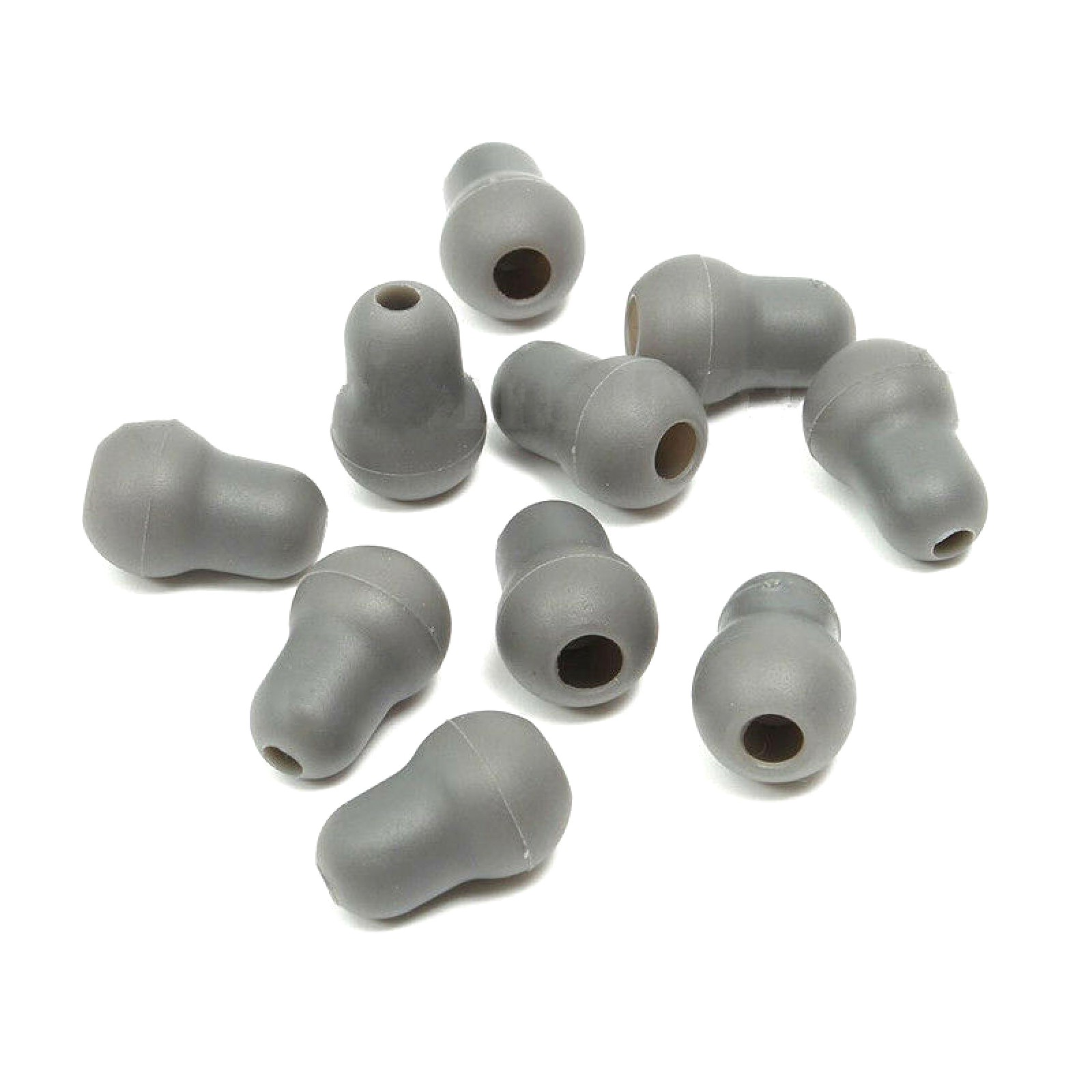 10Pcs Silicone Gray Soft Eartips Earplug Earpieces For Littmann Stethoscope