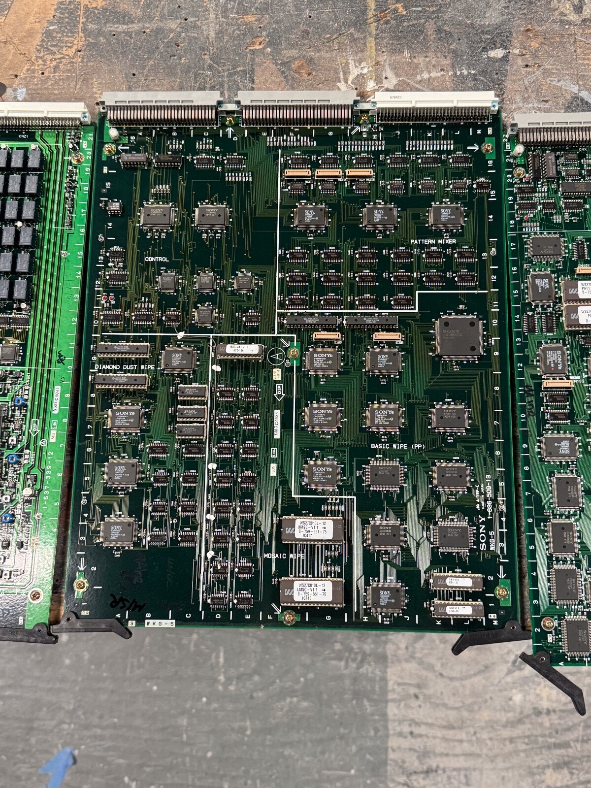 SONY Switcher Control DVS-8000C & Model BKDS-8010 Switcher Panel