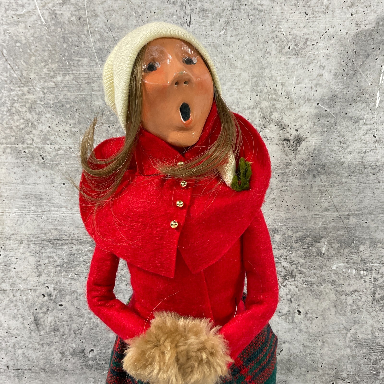 Vintage Byers Choice Christmas Female Caroler