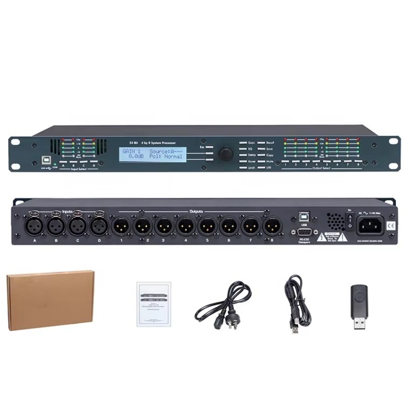 4.8SP DSP Audio Processor Speaker Professional＆High-Quality Management System