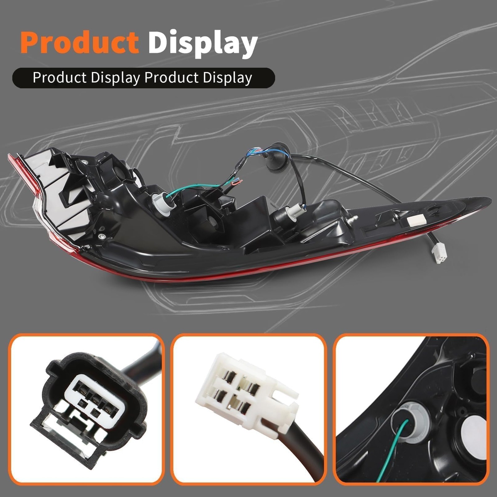 Outer Tail Light Compatible with Camry LE SE 2021 2022 Right