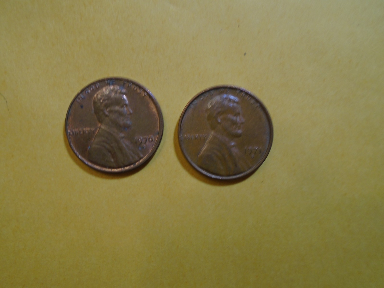 LINCOLN PENNIES, COINS, MONEY (  1970-D & 1971-D  ) FREE SHIP