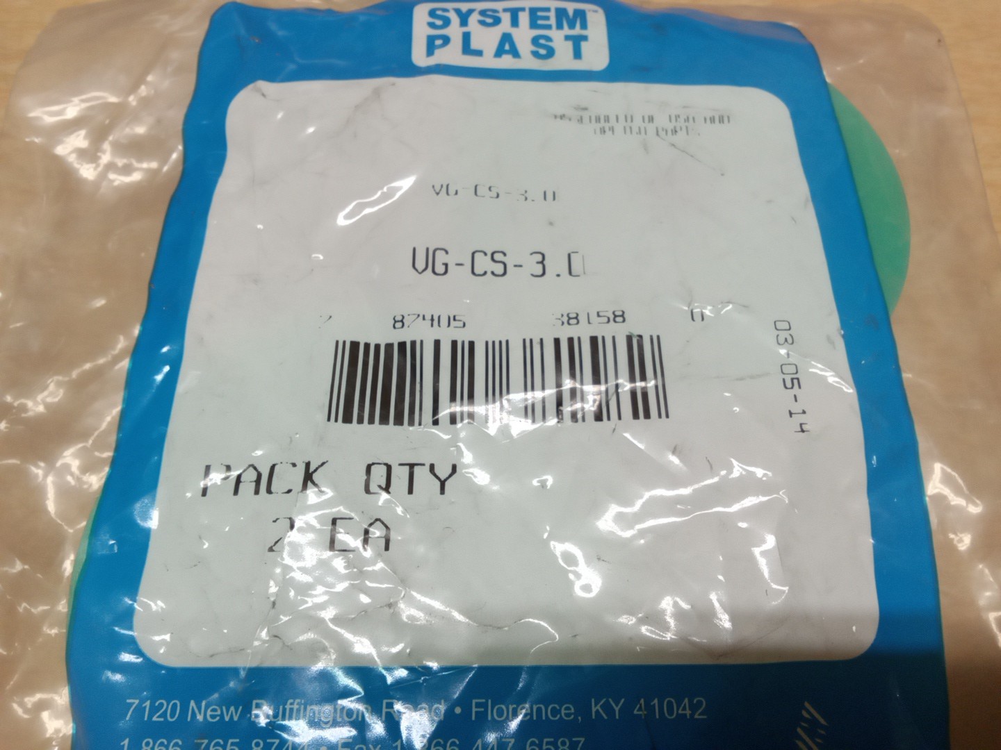 Lot Of 2 System Plast VG-CS-3.0 Cable Sheave