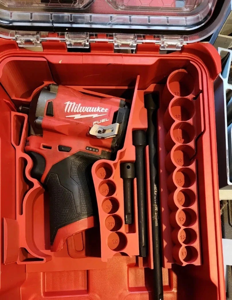 Milwaukee Packout Insert for M12 Stubby Impact Gen 1 (Insert Only)