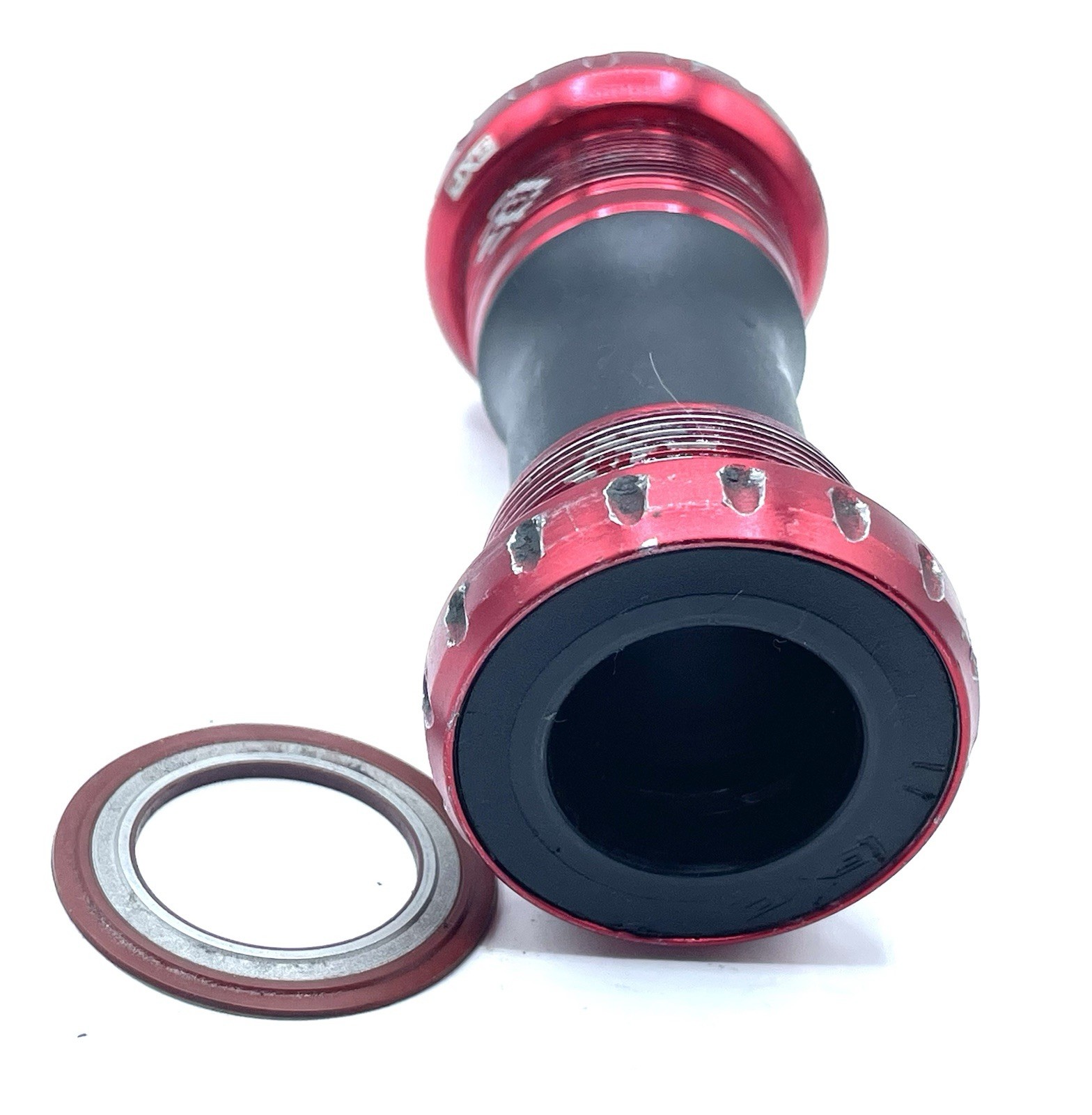 SRAM BlackBox Ceramic GXP Road Bike Bottom Bracket Red Anodized