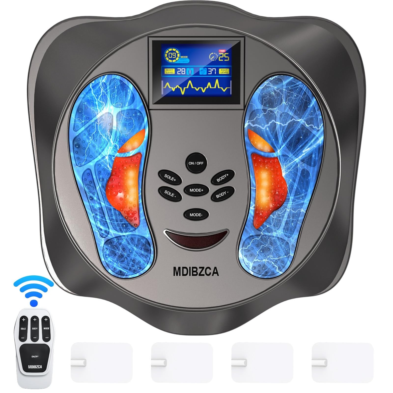 Electric Foot Stimulator, EMS & TENS Foot Massager for Neuropathy, Electric F...