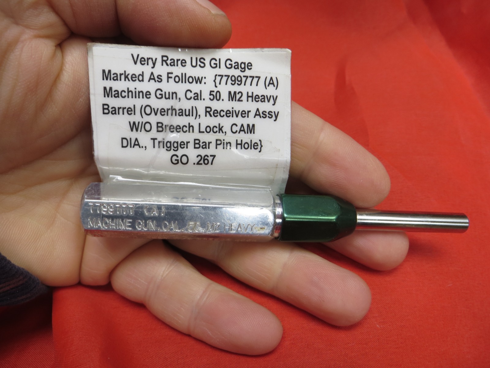 VINTAGE BROWNING M2 TOOL GAGE : US  7799777 A
