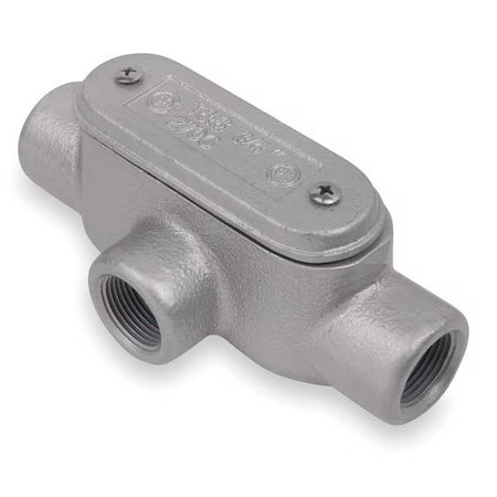 Abb T27cg-Tb Conduit Outlet Body W/Cover, Iron, T