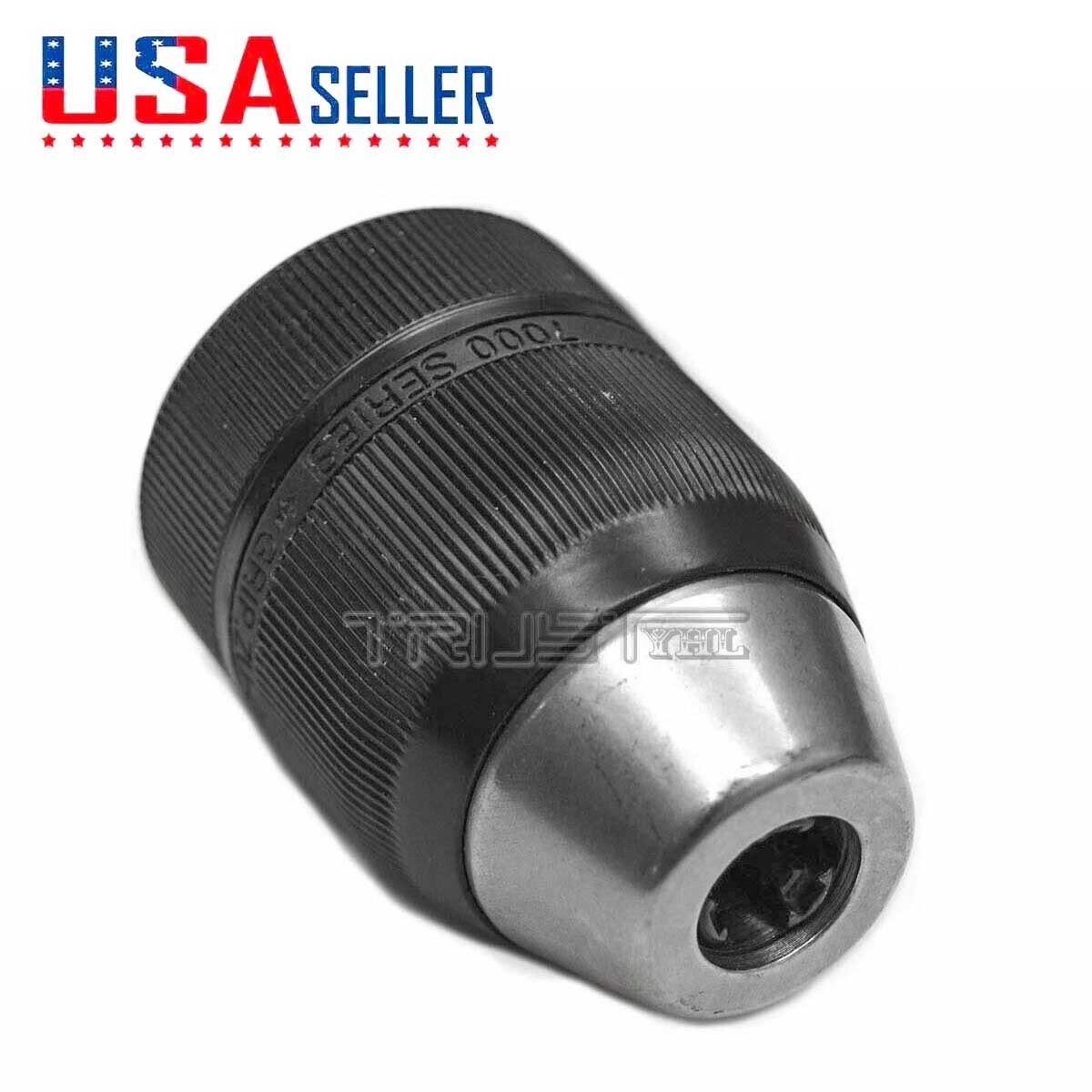 Jacobs keyless impact drill chuck, model RV13CM02, drill chuck