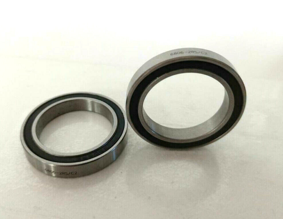 6806-2RS 2 PIECES PREMIUM STEEL OEM BALL BEARINGS KIT