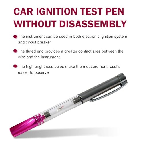 Ignition Tester Pen, Vehicles Electronic Faults Diagnostic Tool for Spark Plug