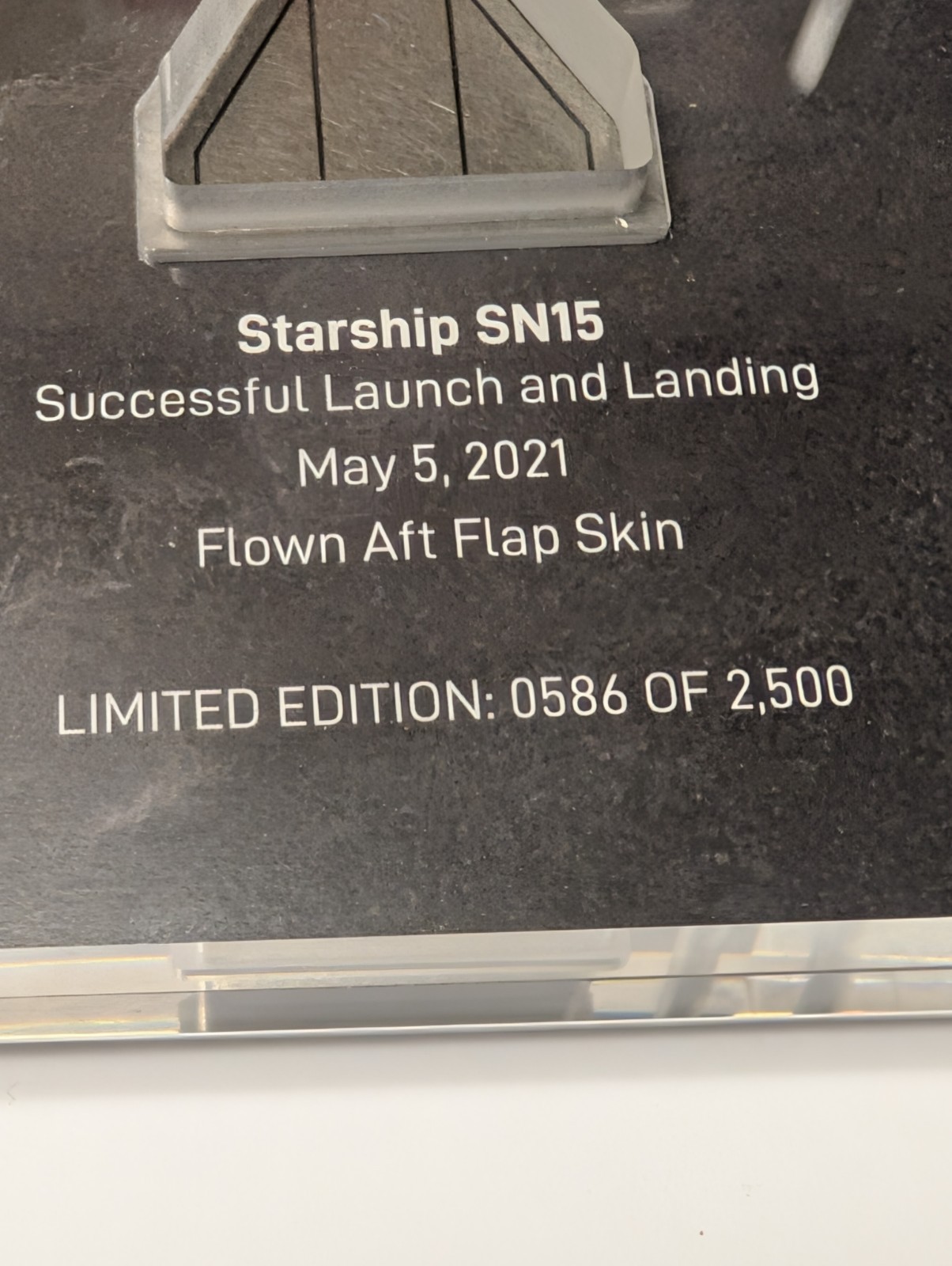 Brand New SpaceX Chrome Starship Model. Straight from Space X In Box.