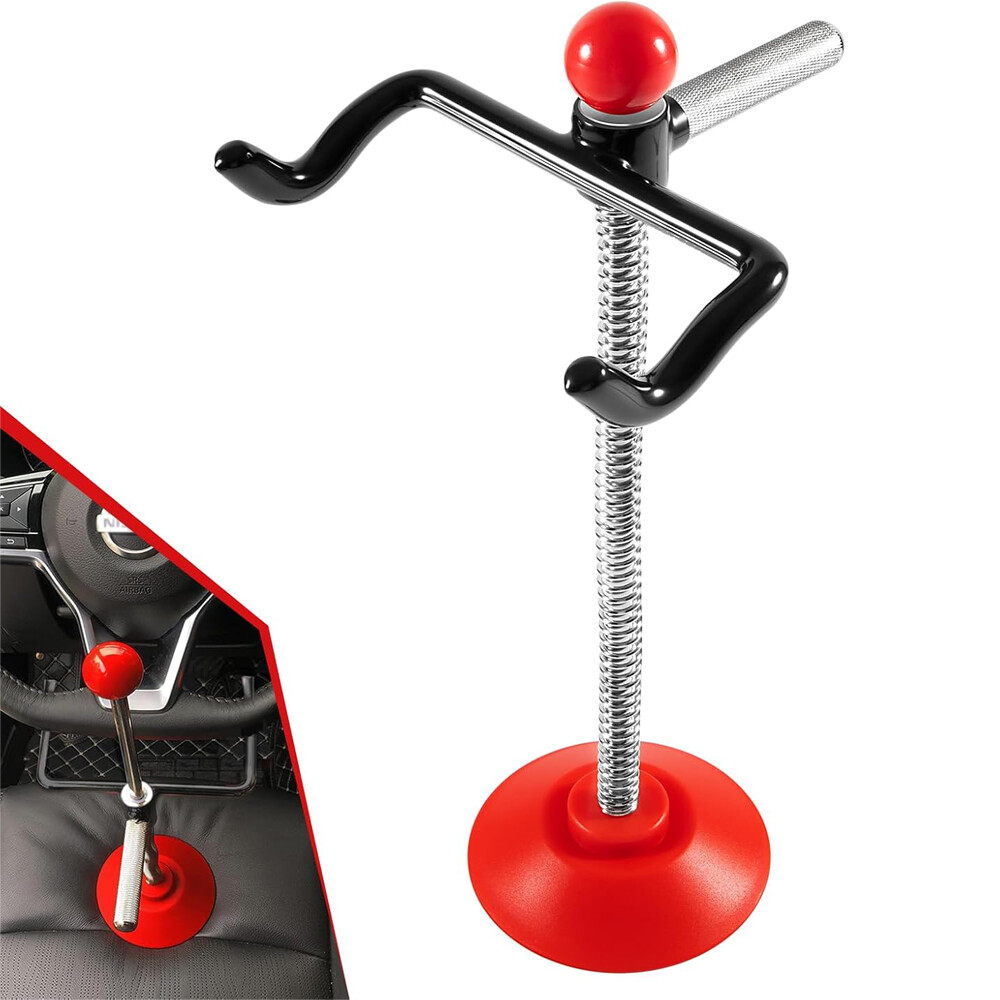 14" Universal Steering Wheel Holder Adjustable Stand Alignment Tool for Car