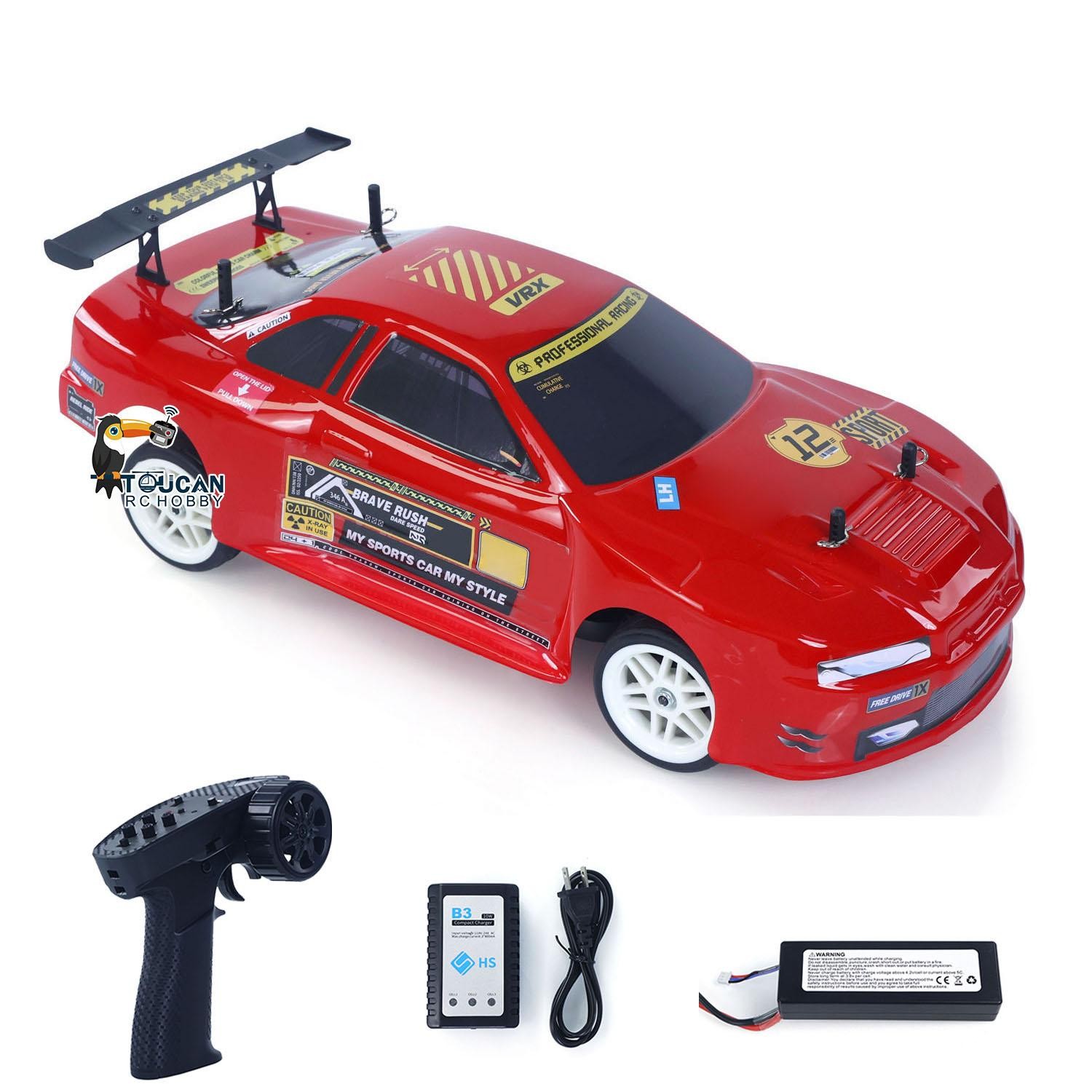 VRX RH1026 1/10 60-70KM/H High Speed RC Off Road Car 4WD Vehicle Motor Battery