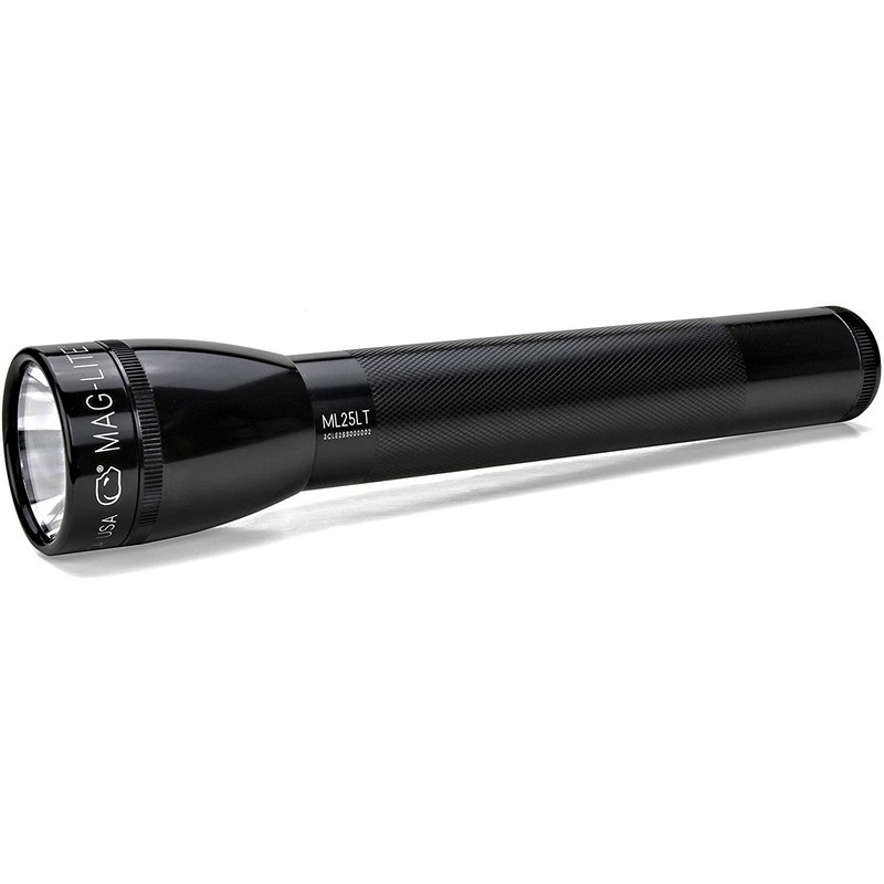 Maglite ML25LT-S3016 ML25LT LED 3-Cell C Flashlight, Black, Blister Pack