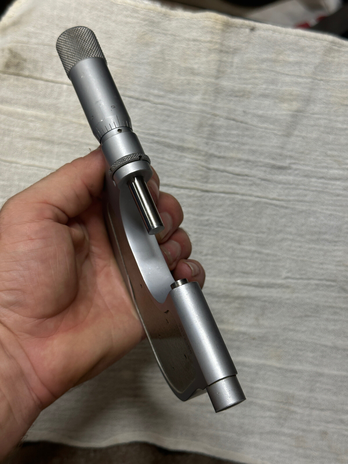 FOWLER / VIS 0-1” .0001” INDICATING MICROMETER COMPARATOR Machinist Tool Maker