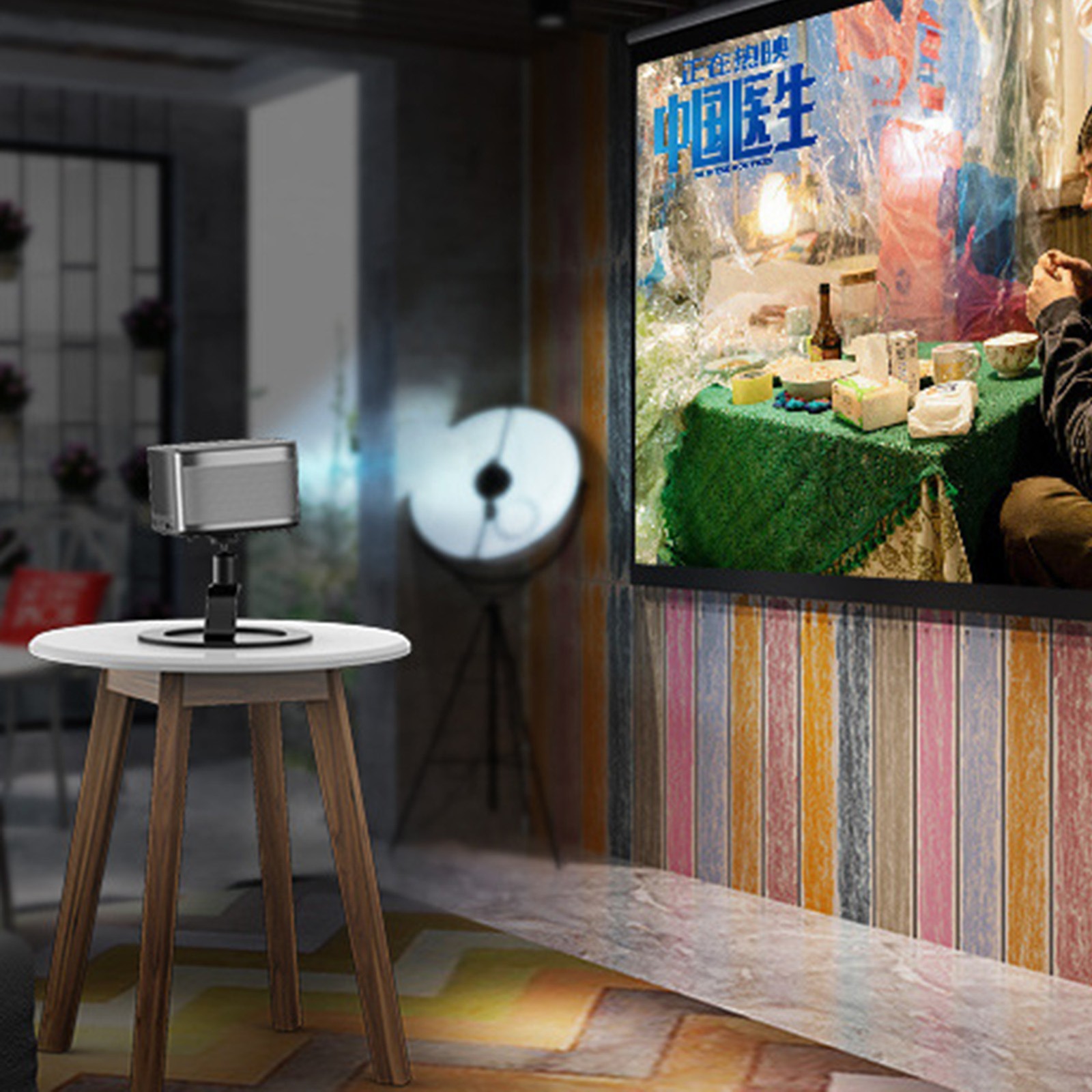 Table Projector Stand 40-90° Tilt Adjustable Aluminum For Home/Meeting