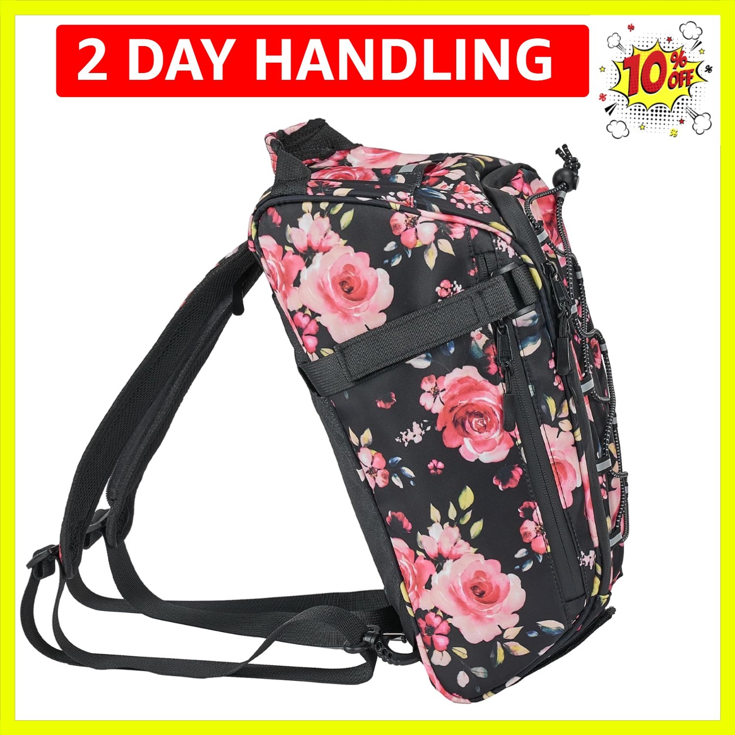 Rear Bike Rack Bag, 13L Water-resistant Trunk Bags 3-IN-1, Zippered Bicycle B...