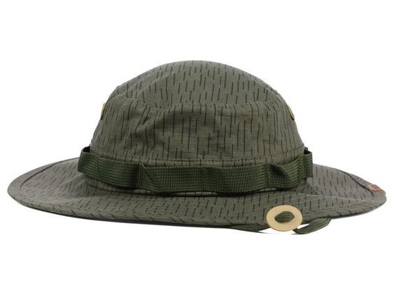 The Lieutenant Olive Drab Boonie Style Safari Bucket Cap Hat by Puma