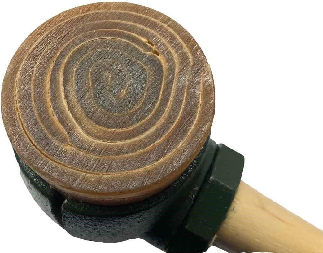 Durable #5 Rawhide Mallet Hammer with 2-3/4" Split Head Faces