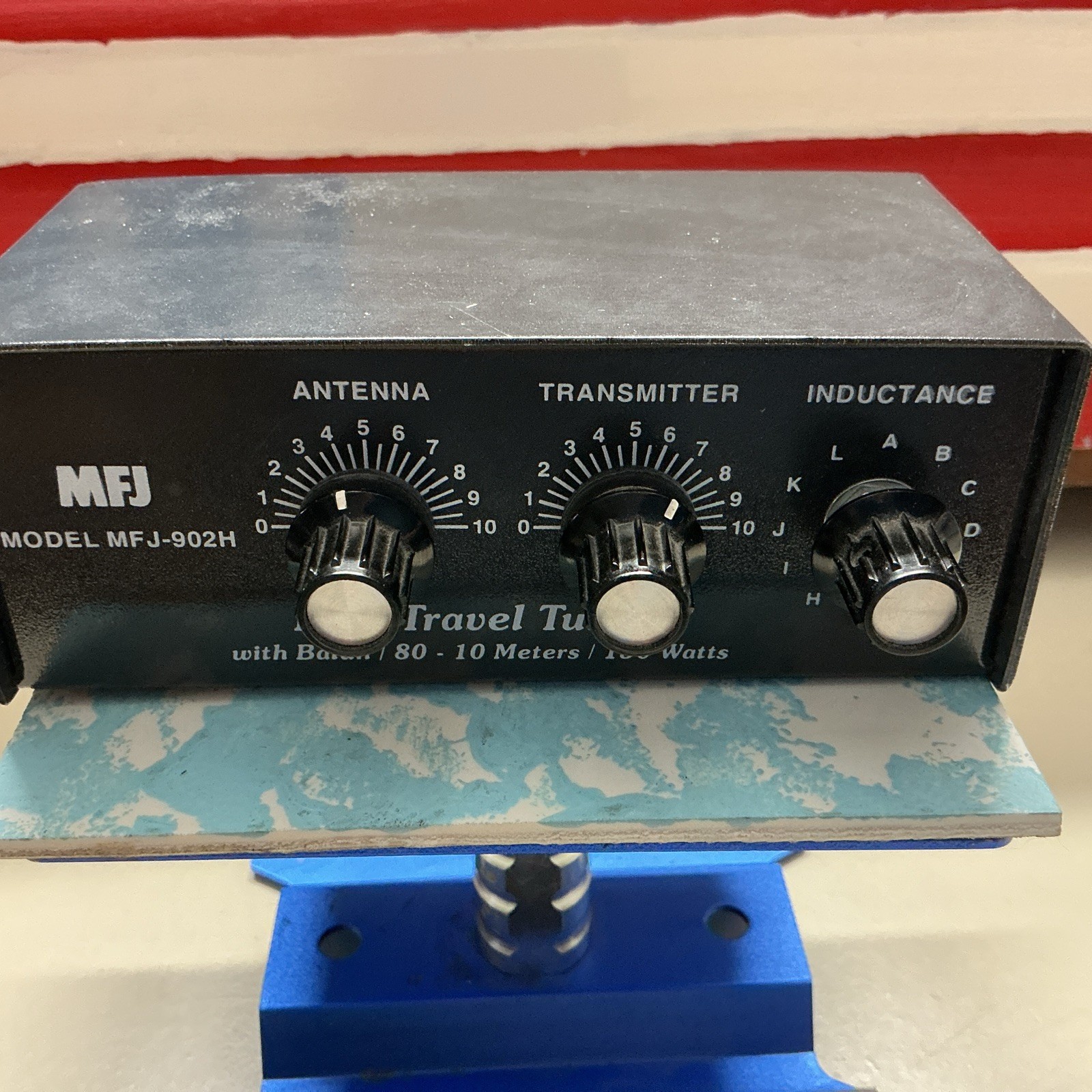 MFJ travel tuner MFJ-902H W/Balun 80-10 meters 150 watts-USED/ Untested