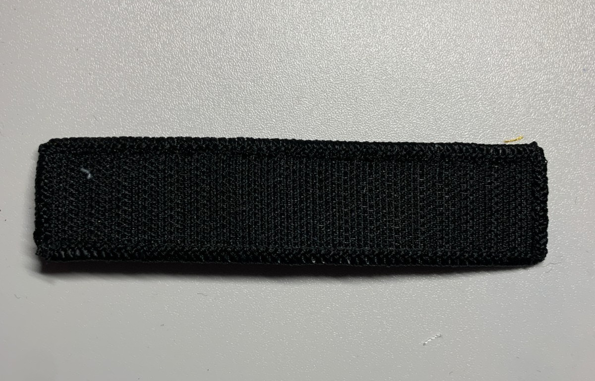 Paramedic EMT EMS Patch (approx. 1"x4") - Merrow border with HOOK backing