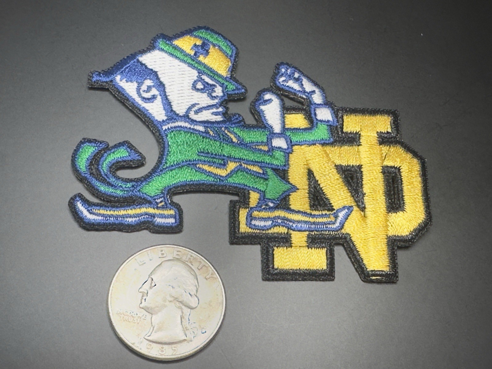 Notre Dame Fighting Irish Embroidered Iron On Patch
