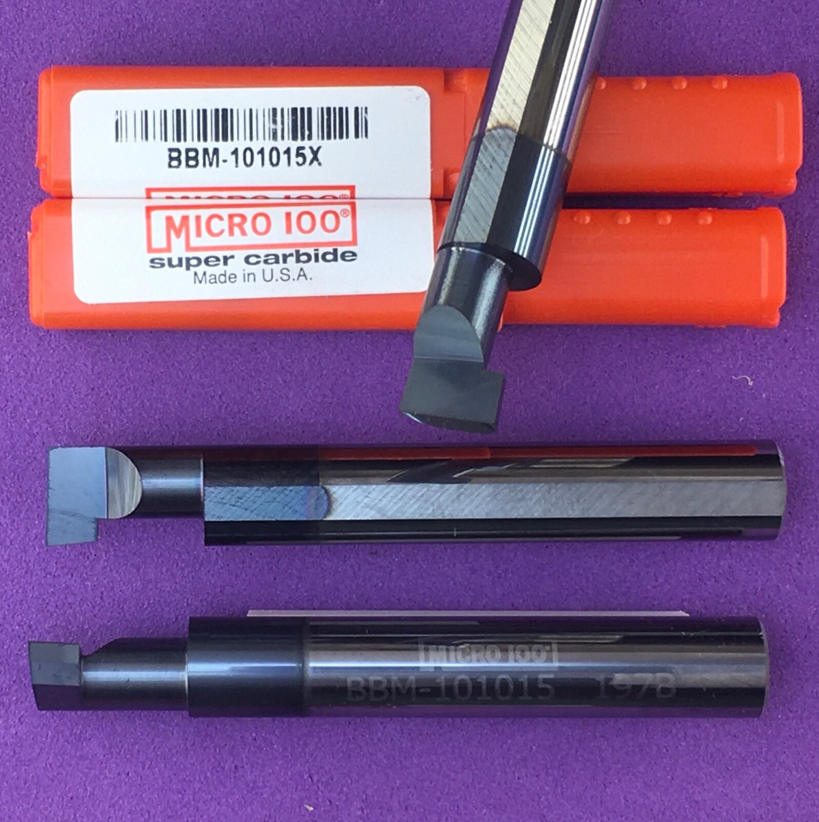 MICRO 100   BBM - 101015X  10mm Carbide Boring Bar; 10mm Shank  AlTiN🎯Machinist