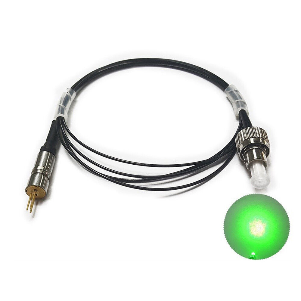 520nm 45mW 3.5um Polarization Maintaining Fiber Coupled Laser Diode Green