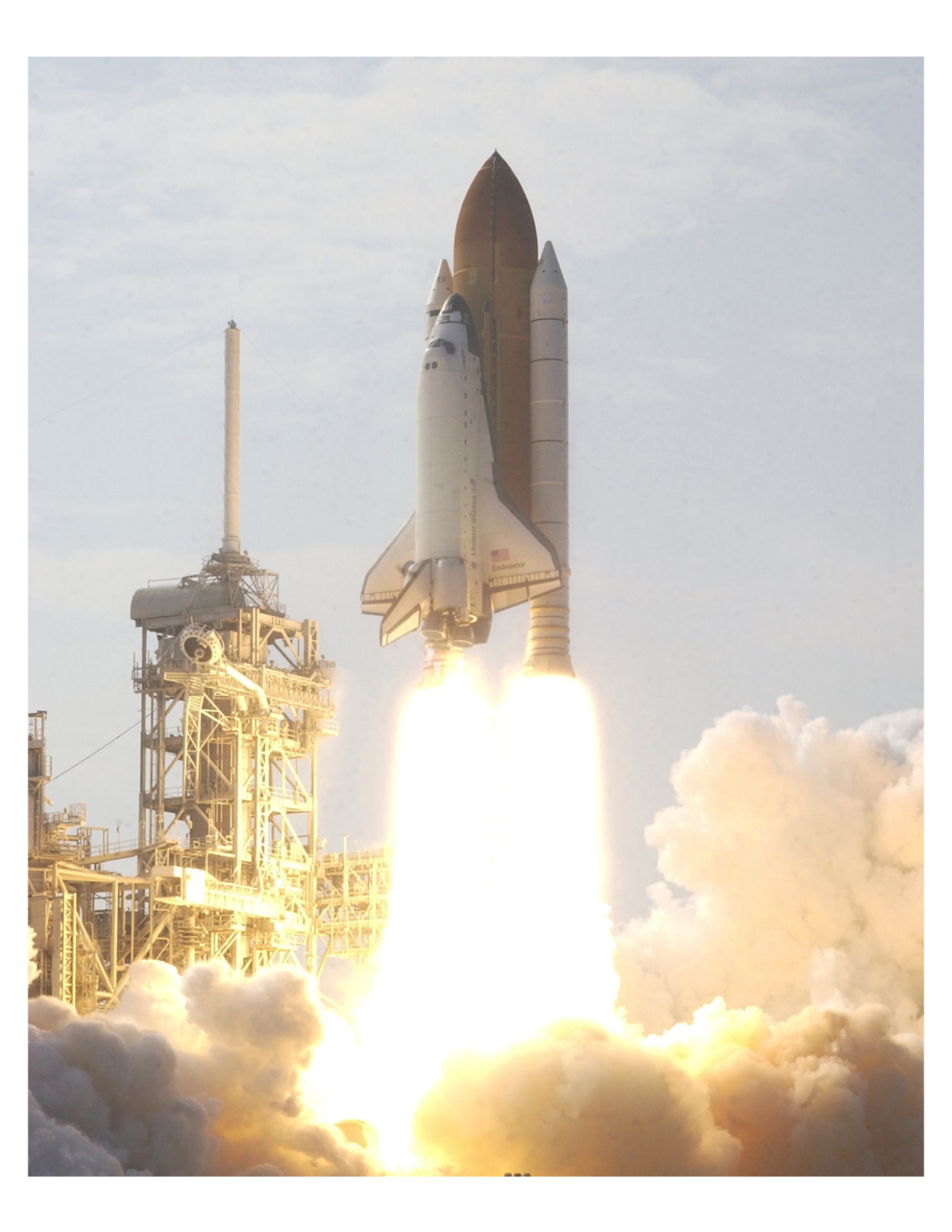 NASA STS-111 Launch 8x10 Photo Print On 8.5" x 11"