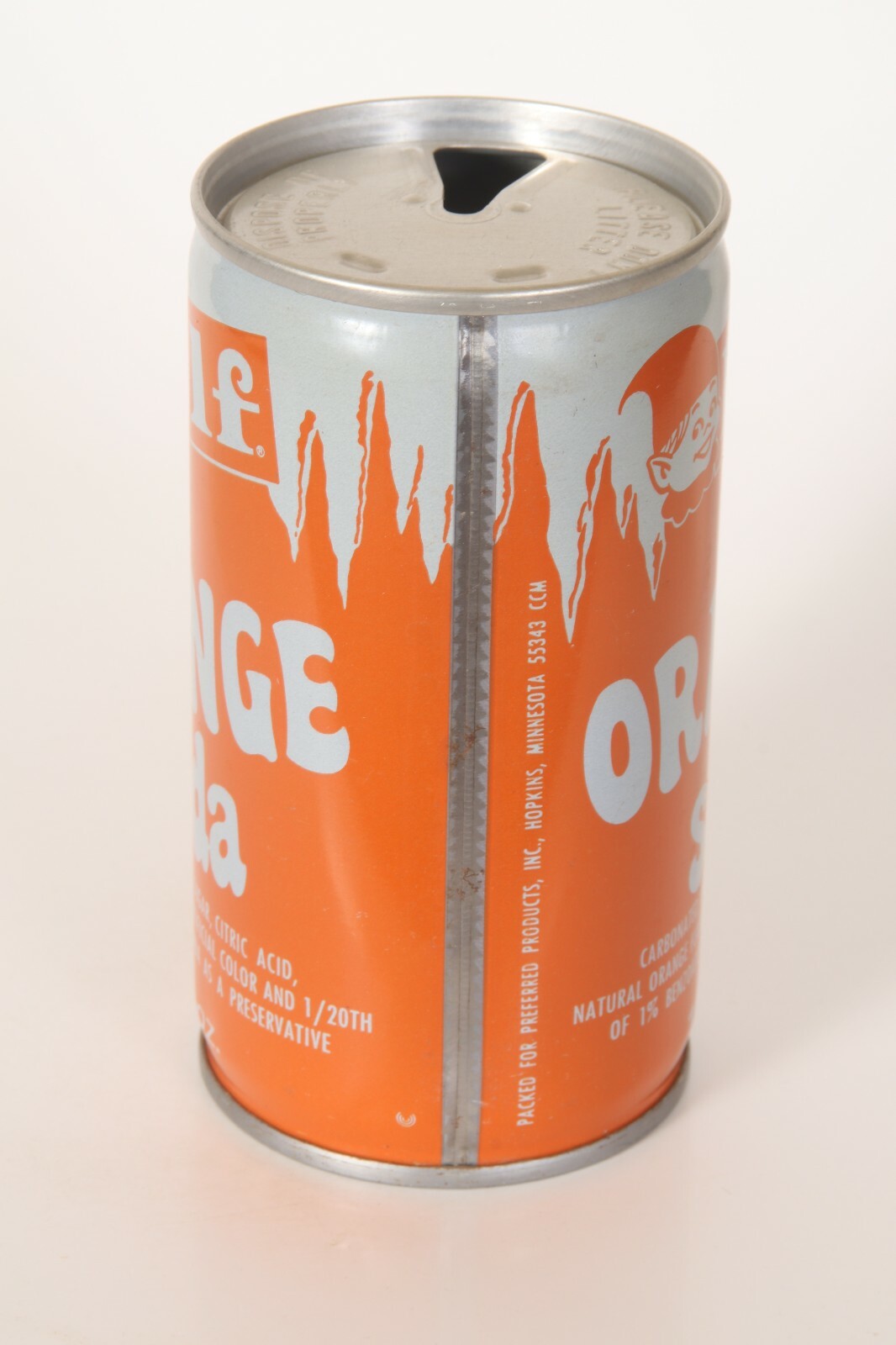 Elf Orange Soda can