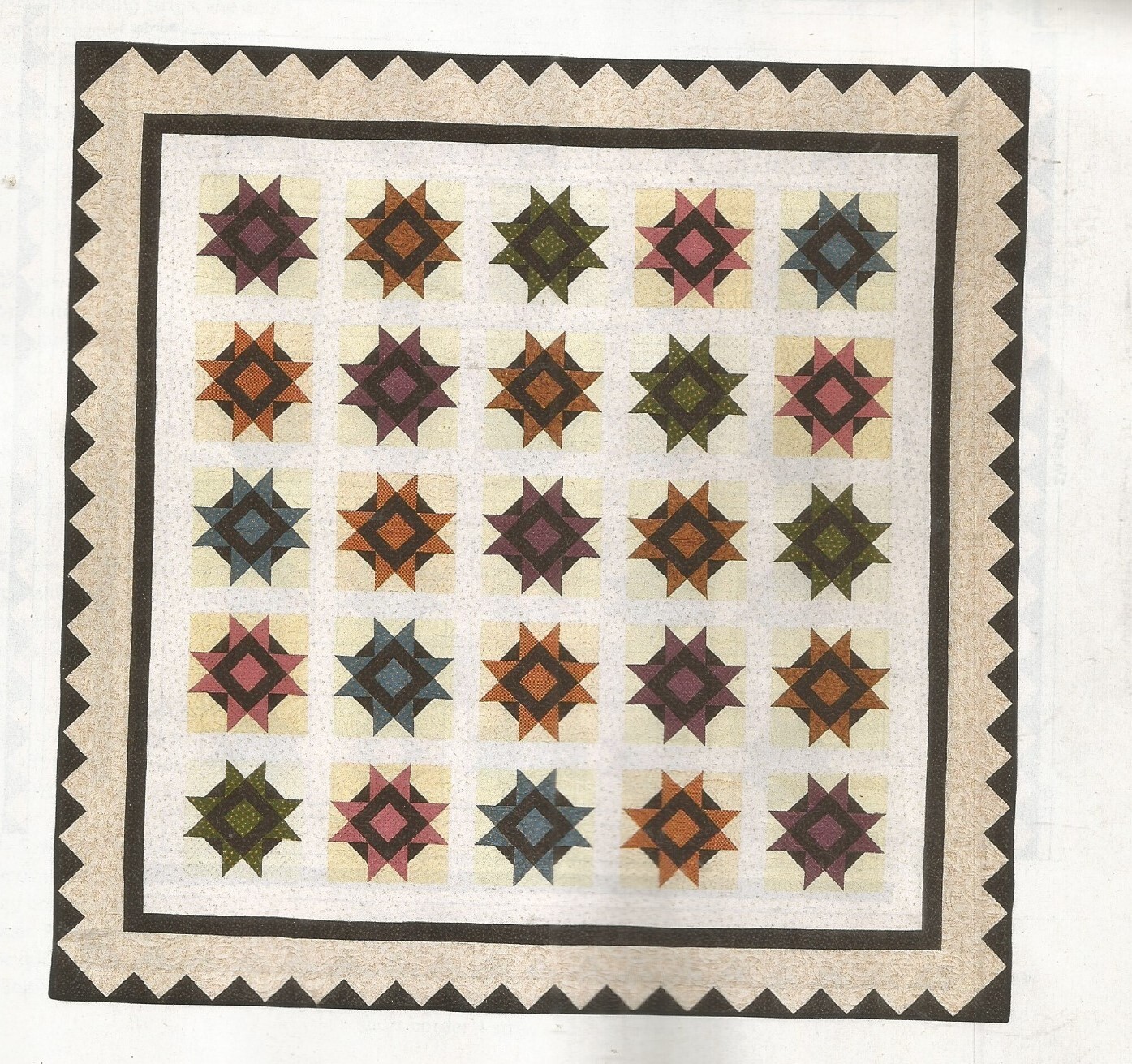 A0378 STAR STUDY QUILT PATTERN/INSTRUCTIONS