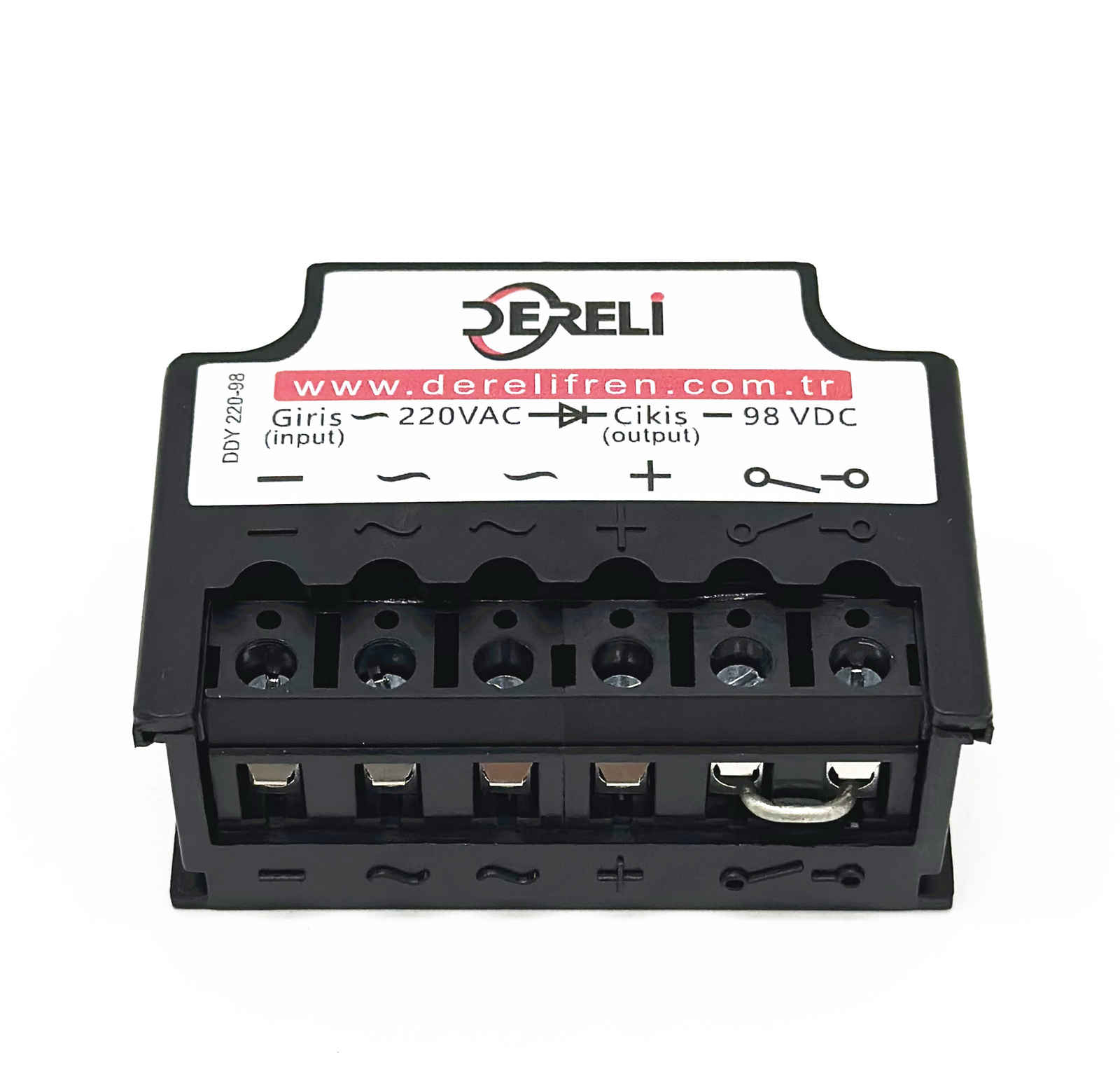 DERELI DDY 220-98 input 220VAC output 98VDC Half-Wave Brake Rectifier module