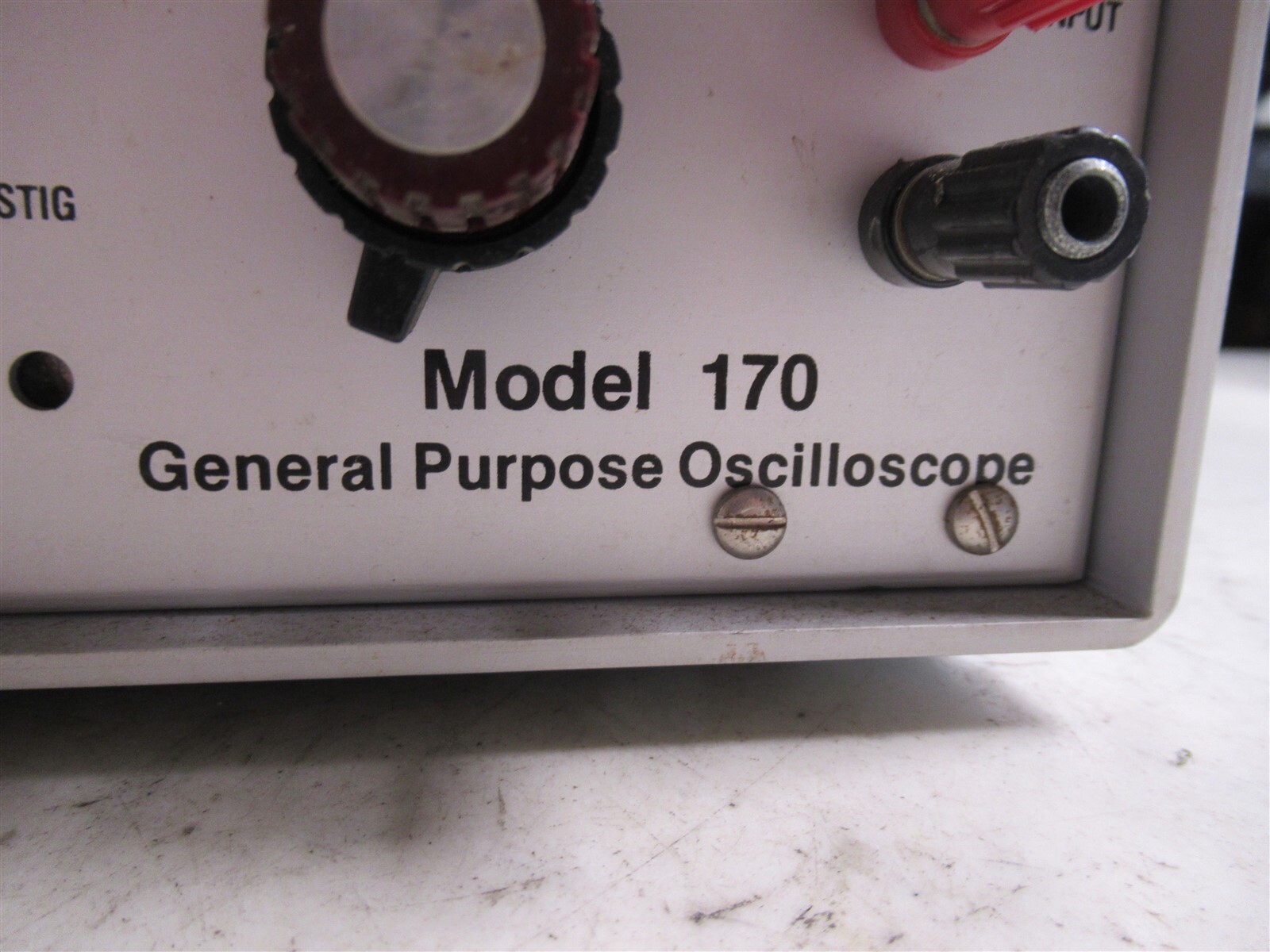 EDL Instruments Model 170 General Purpose Oscilloscope Vintage Lab Device