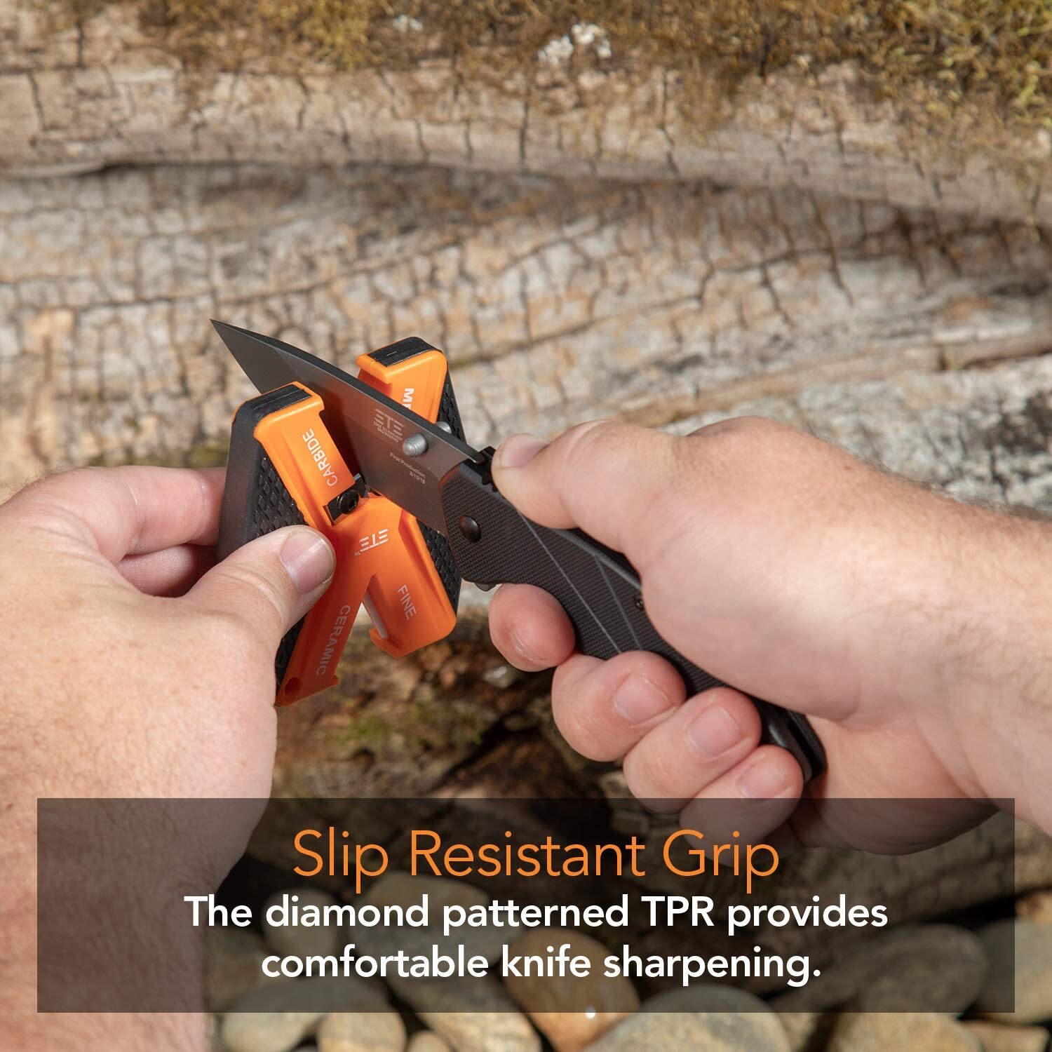 ETE Super V Ceramic/Carbide Knife Sharpener - ETES5020