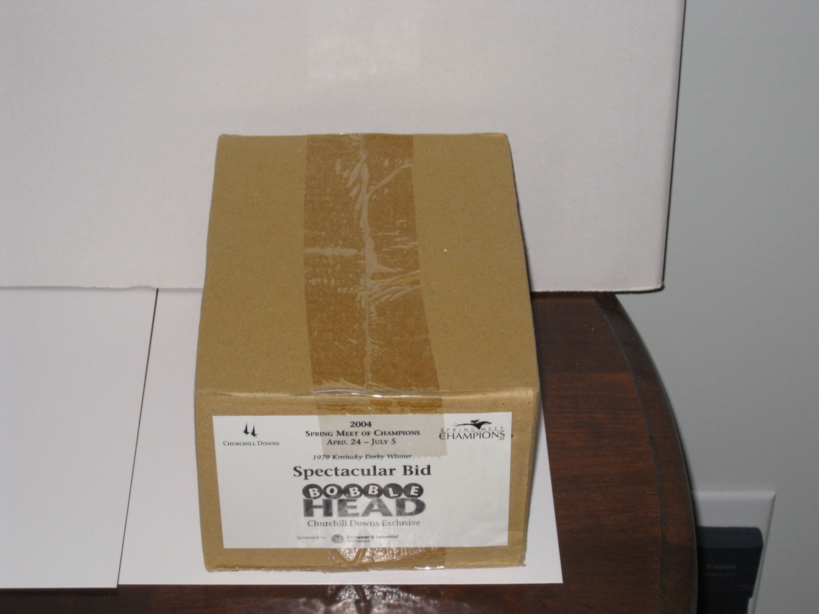 2004 NIB Spectacular Bid Bobblehead (Churchill Downs)