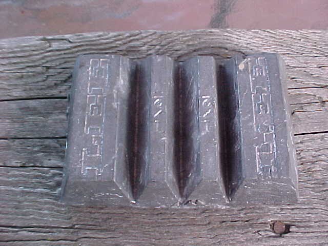 (JUST UNDER) 4 LBS OF LEAD ROOFER'S QUALITY PURCHASED FROM LEAD VAULT YEARS AGO