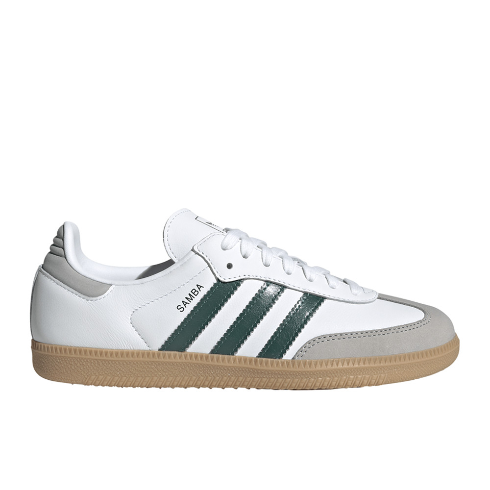 adidas Samba Og Lace Up  Womens Green, White Sneakers Casual Shoes JI2724