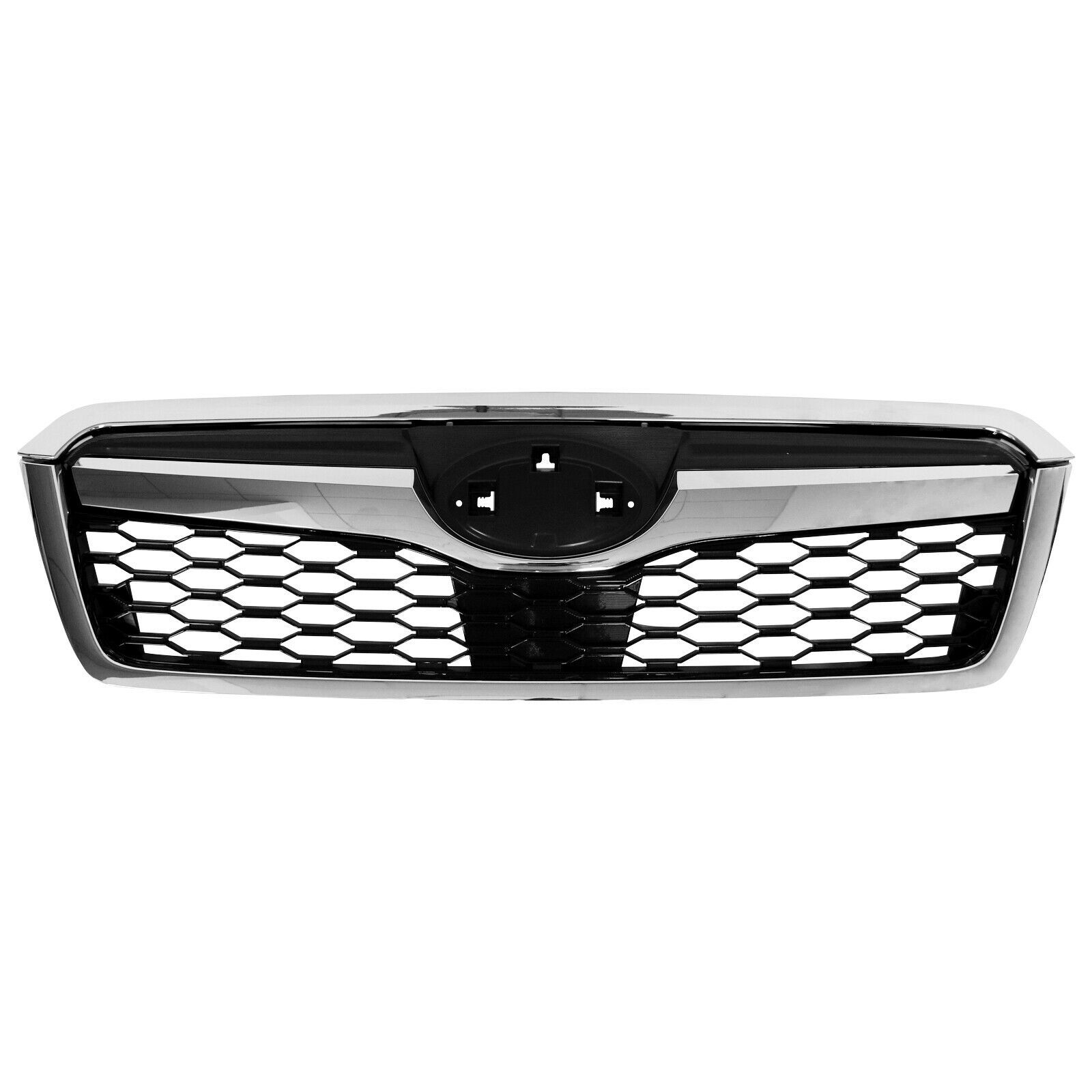 For 2014 2015 2016 2017 2018 Subaru Forester Chrome Front Bumper Grille OE Style