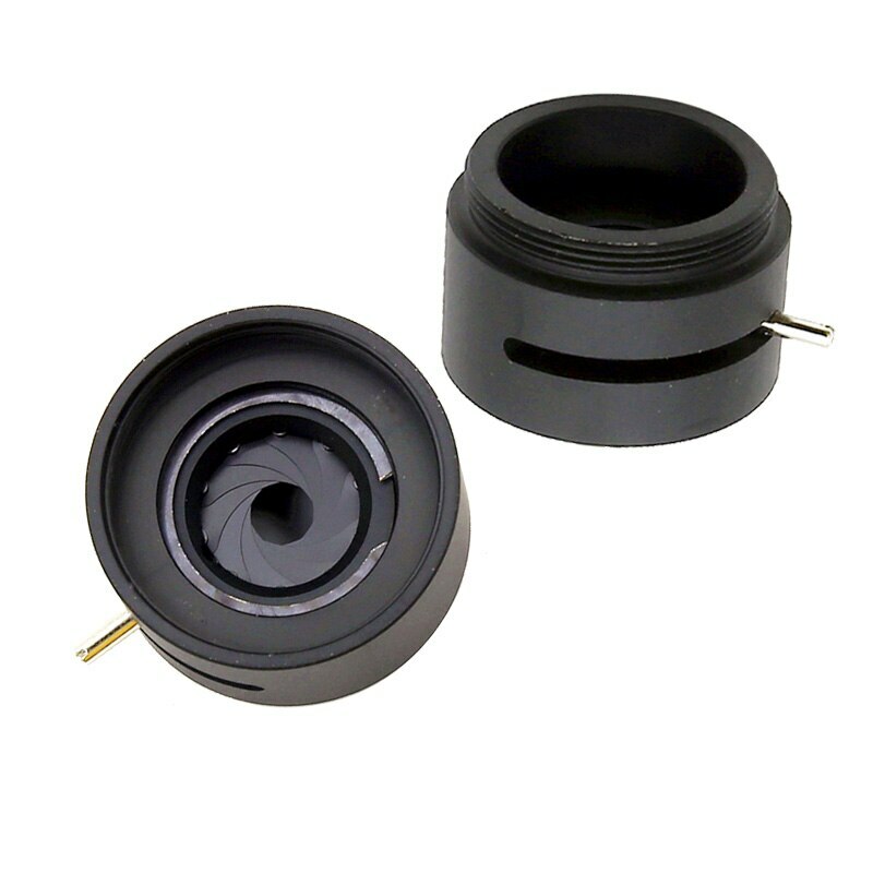 1PC Adjustable Aperture 1-12mm Iris Diaphragm C to CS Camera Lens Adapter Ring