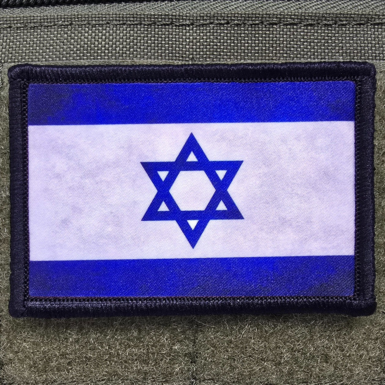 Israel Patch Flag Moral Tactical Military Army USA Patriot Hook & Loop 3x2