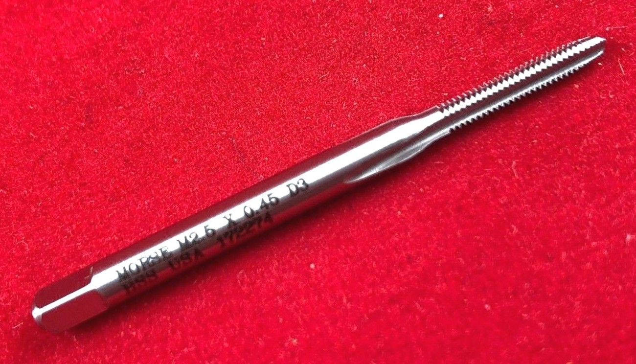 M2.5 X 0.45 2.5MM Plug Tap Morse MT3838001 HSS Hand Tap USA D4