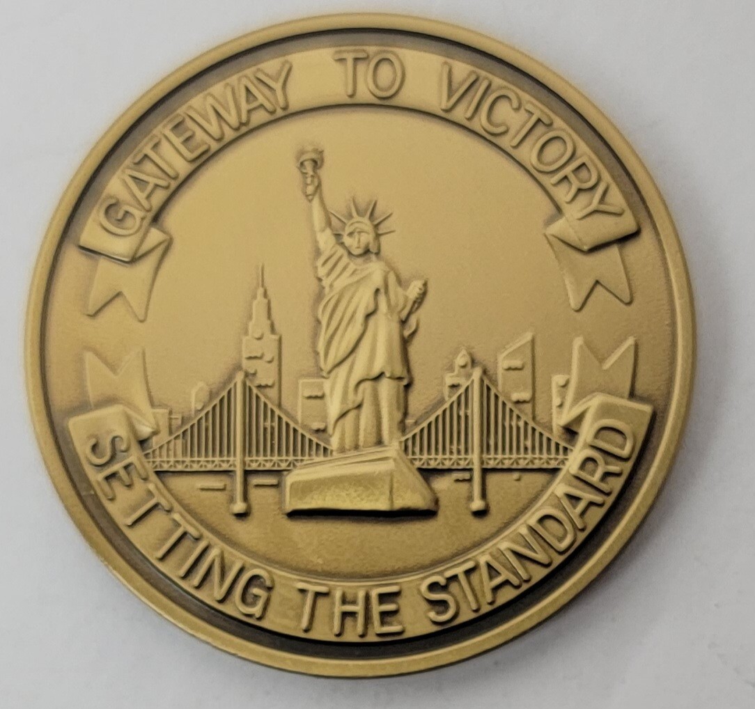 Challenge Coin Army Military Traffic Management Command Bayonne