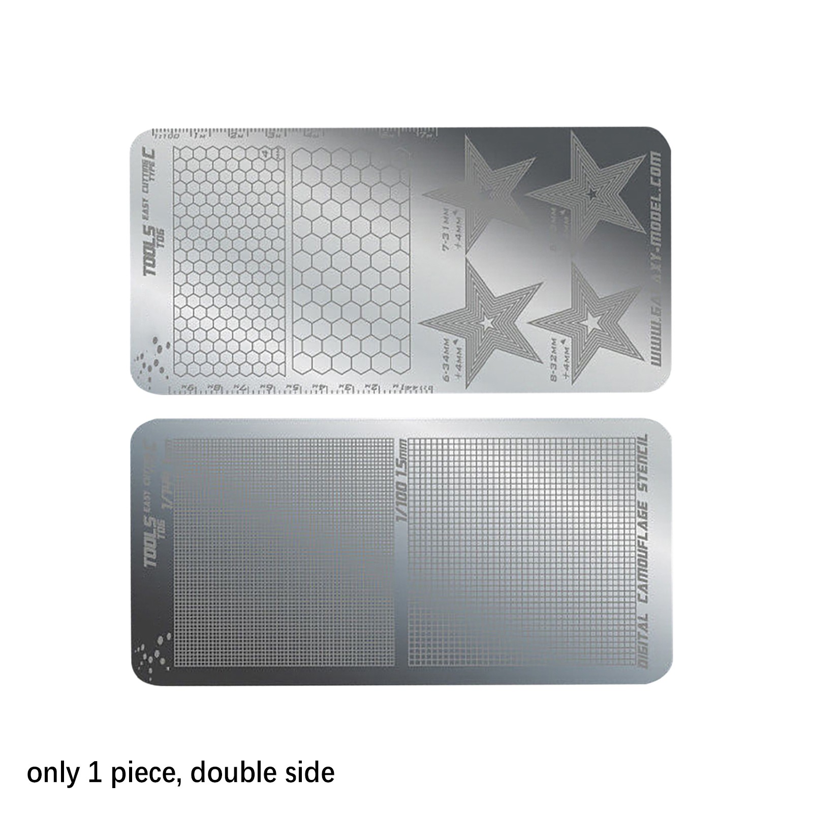 T06A03 Stainless Steel Masking Sheet Easy Cutting Type Board Hobby Tools Cee