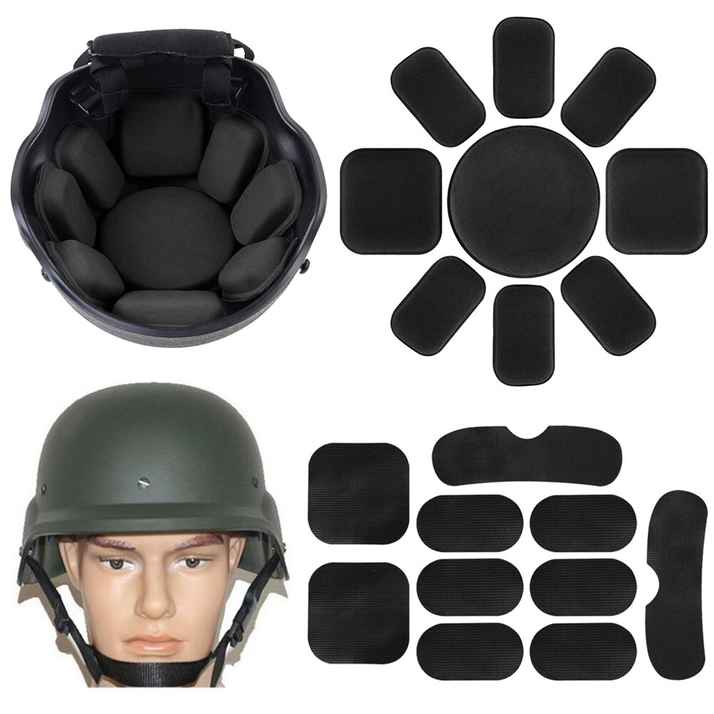 Military Tactical Helmet Protective Pads Replacement Set Memory Foam Soft Pads