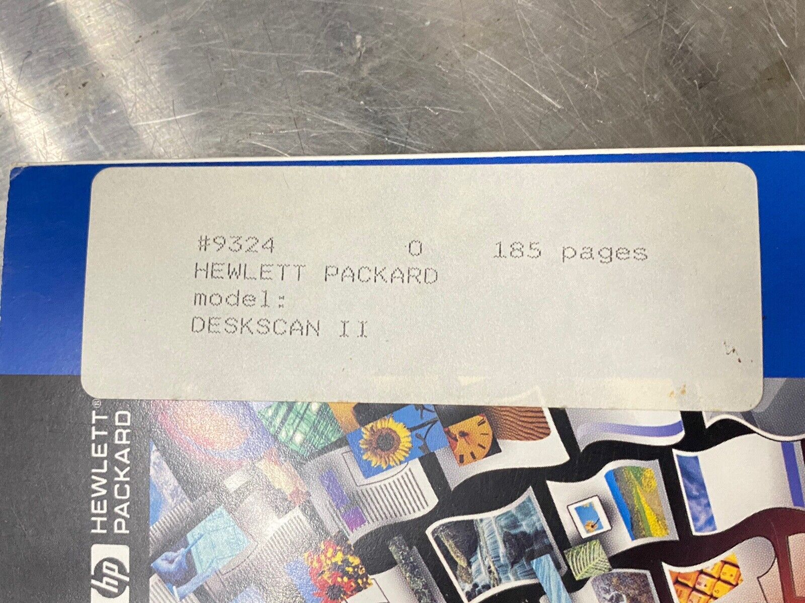 Hewlett Packard HP Deskscan II 2 Microsoft - Users Guide / Instruction Manual