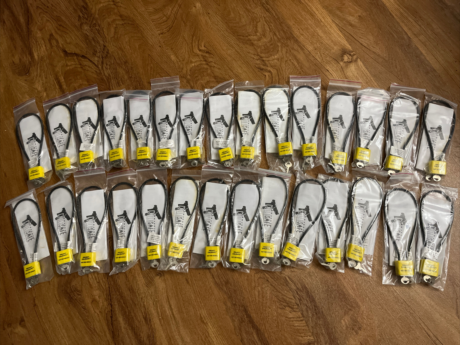 Lot Of (29) Cable Gun Locks Project Child Safe Rifle Pistol Shotgun Cable Lock