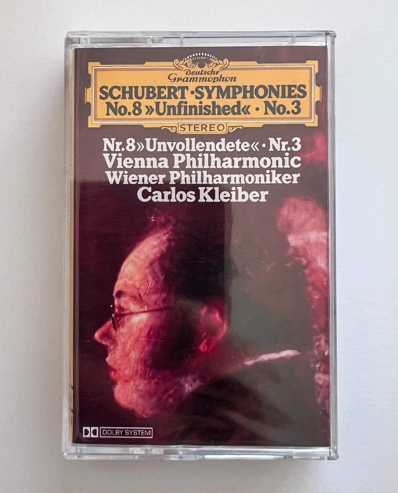 Orchestra Franz Schubert Music Tape Symphonies No.8 "Unfinished" No Album Allegr