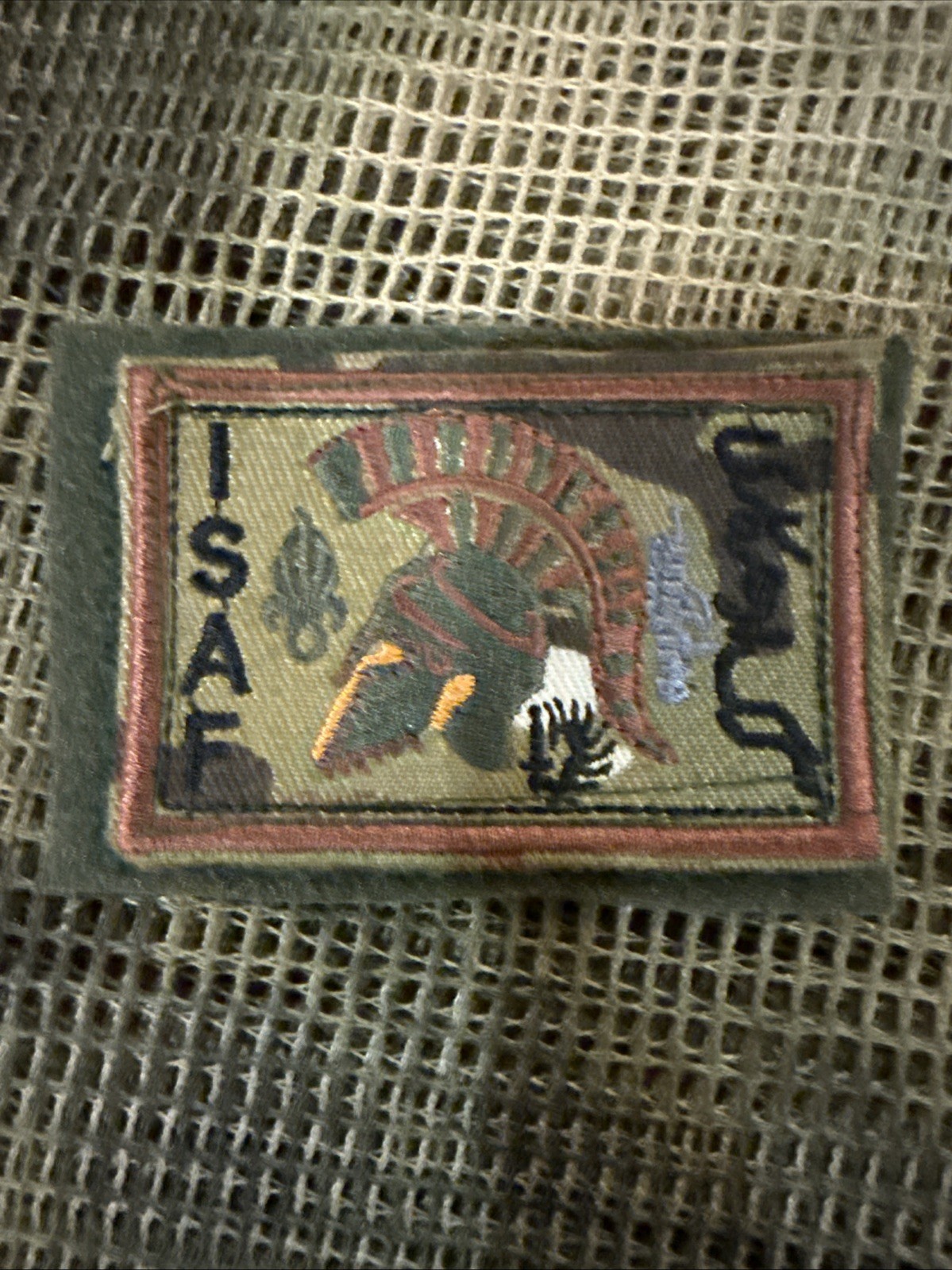 French Foreign Legion NATO ISAF Arid Camo Patch -Afgan War