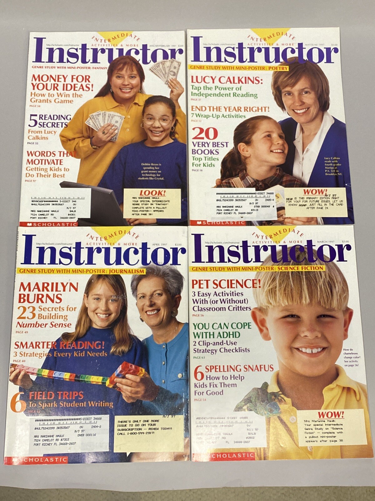 Instructor Magazine Back Issue LOT 1997 Teacher HomeSchool Scholastic Classroom